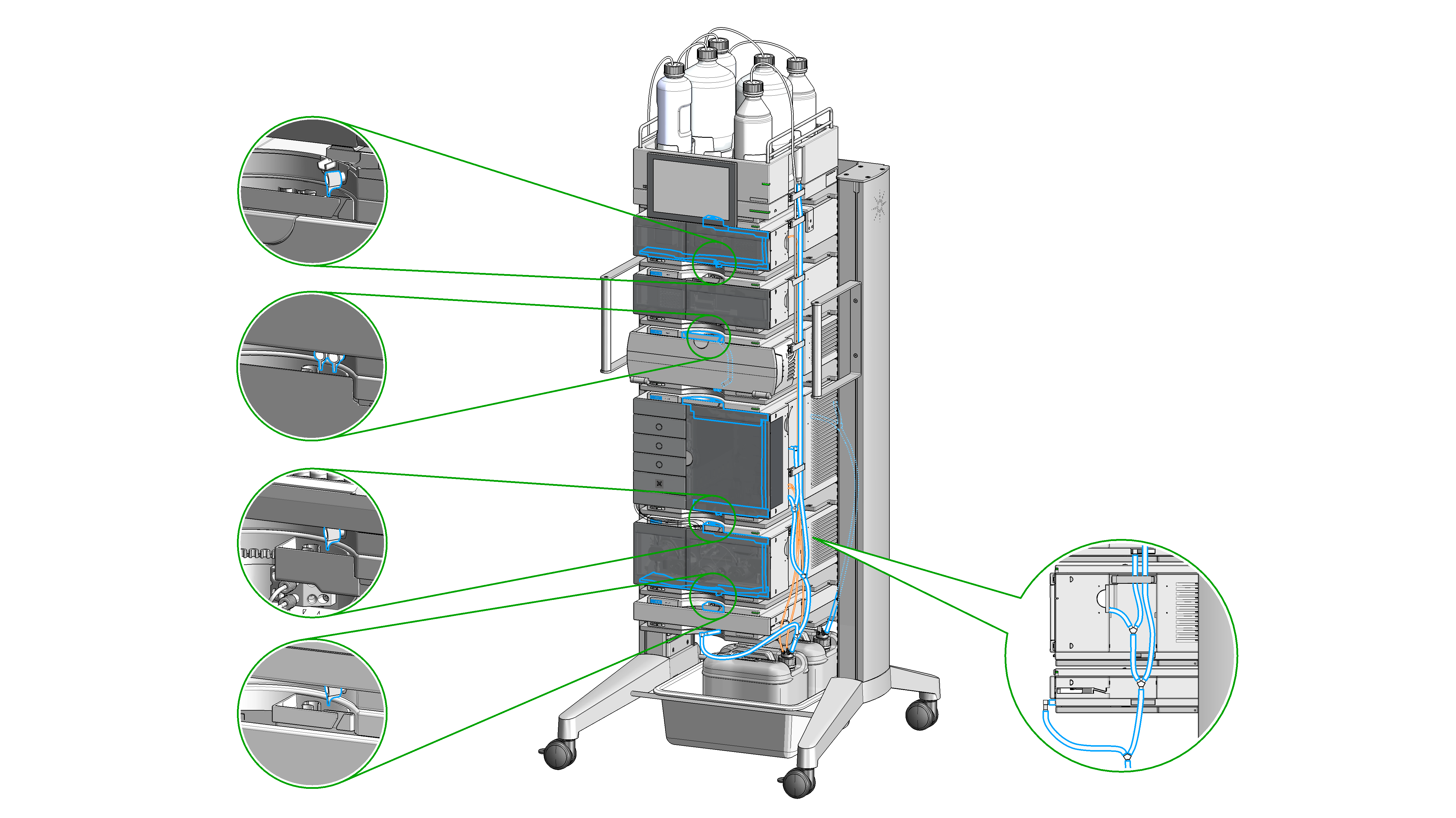 Infinity III Leak Waste Concept (Flex Bench installation)