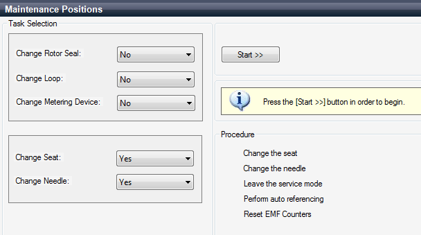 Change Needle Asssembly