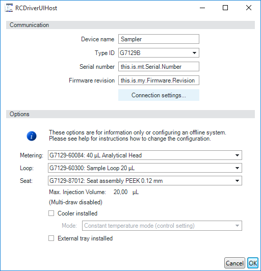 Configuration view