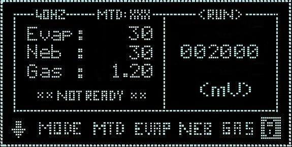 ELSD display screen