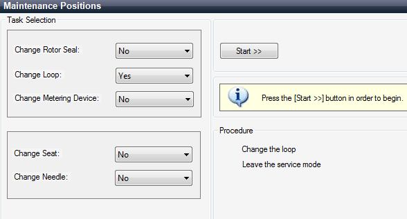 Change Sample Loop Capillary