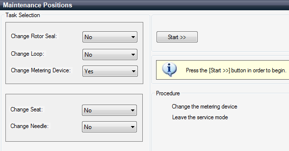 Change Metering Device