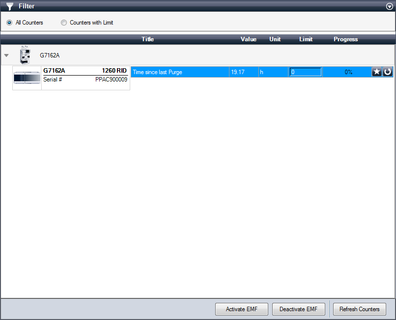 EMFs - Early Maintenance Feature
